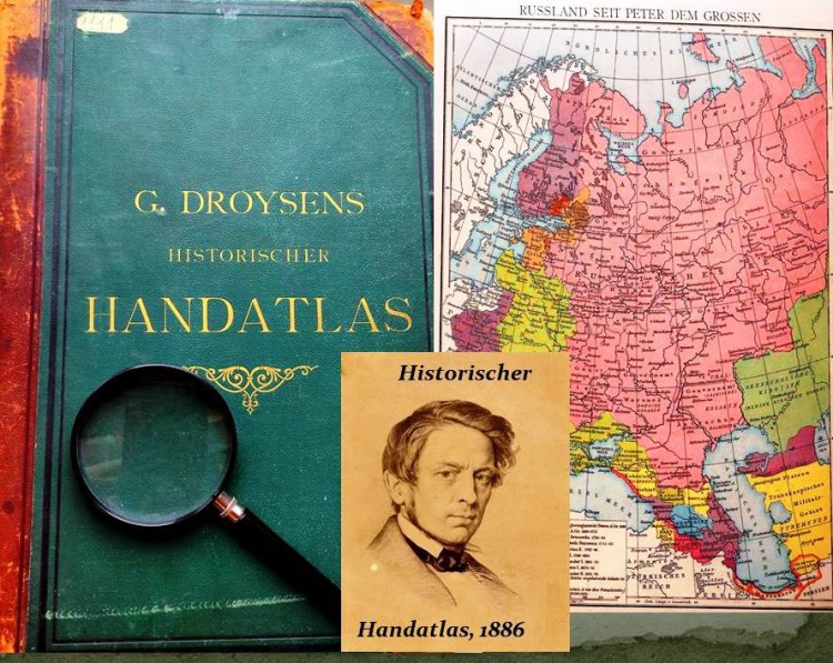 Юговка предлагает полистать виртуально немецкий Исторический Атлас конца XIX века